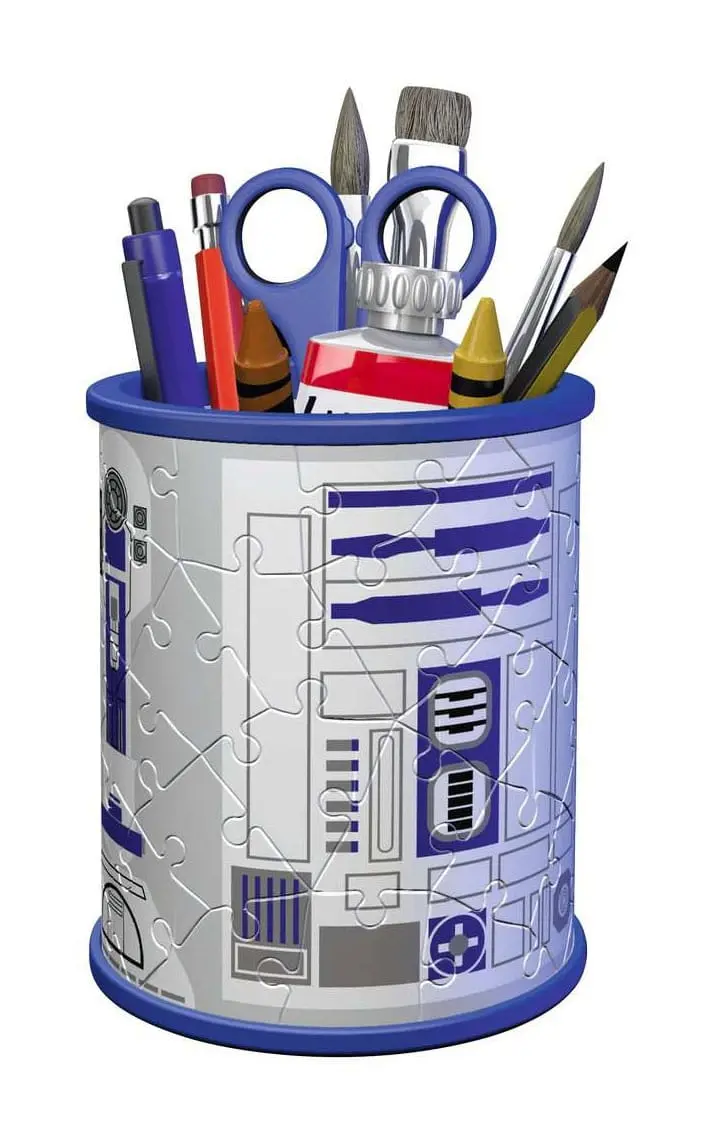 Star Wars Puzzle 3D Suport pentru creioane R2-D2 (57 piese) poza produsului