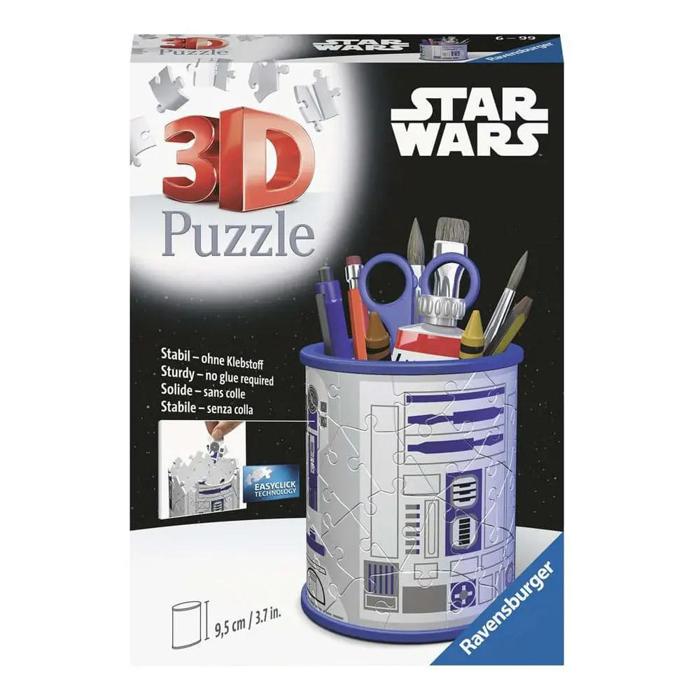 Star Wars Puzzle 3D Suport pentru creioane R2-D2 (57 piese) poza produsului