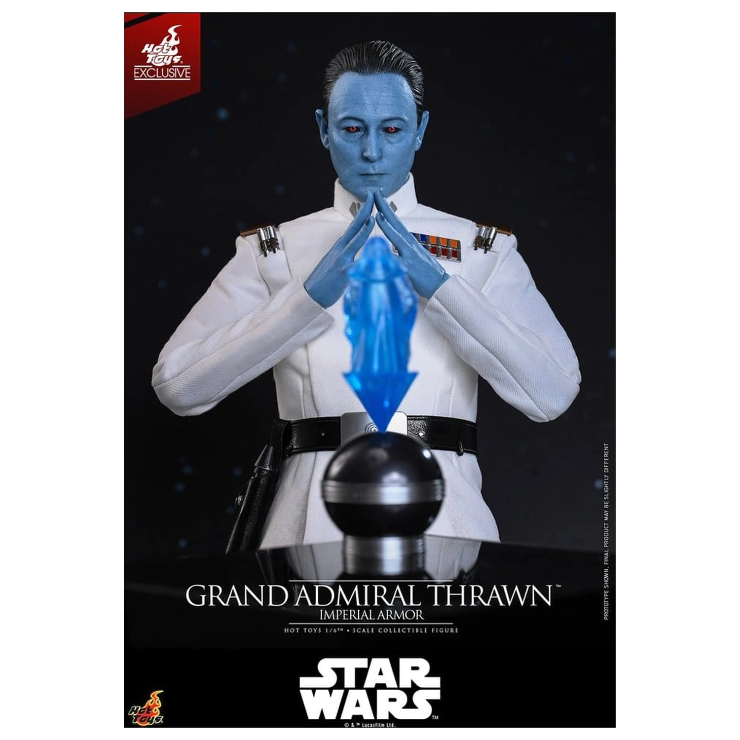 Star Wars: Rebels Television Masterpiece figura de acțiune 1/6 Grand Admiral Thrawn (Imperial Armor) 32 cm poza produsului