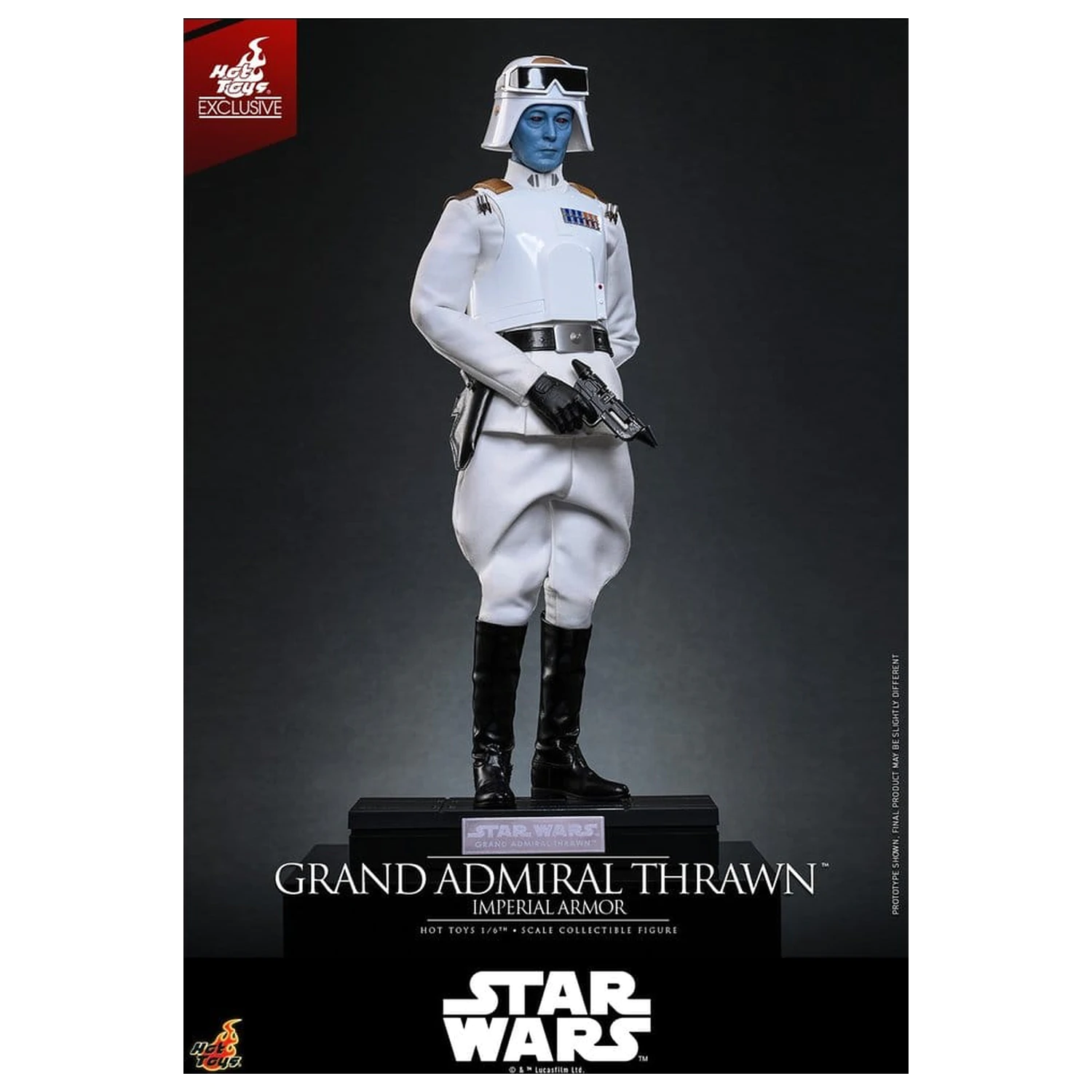 Star Wars: Rebels Television Masterpiece figura de acțiune 1/6 Grand Admiral Thrawn (Imperial Armor) 32 cm poza produsului