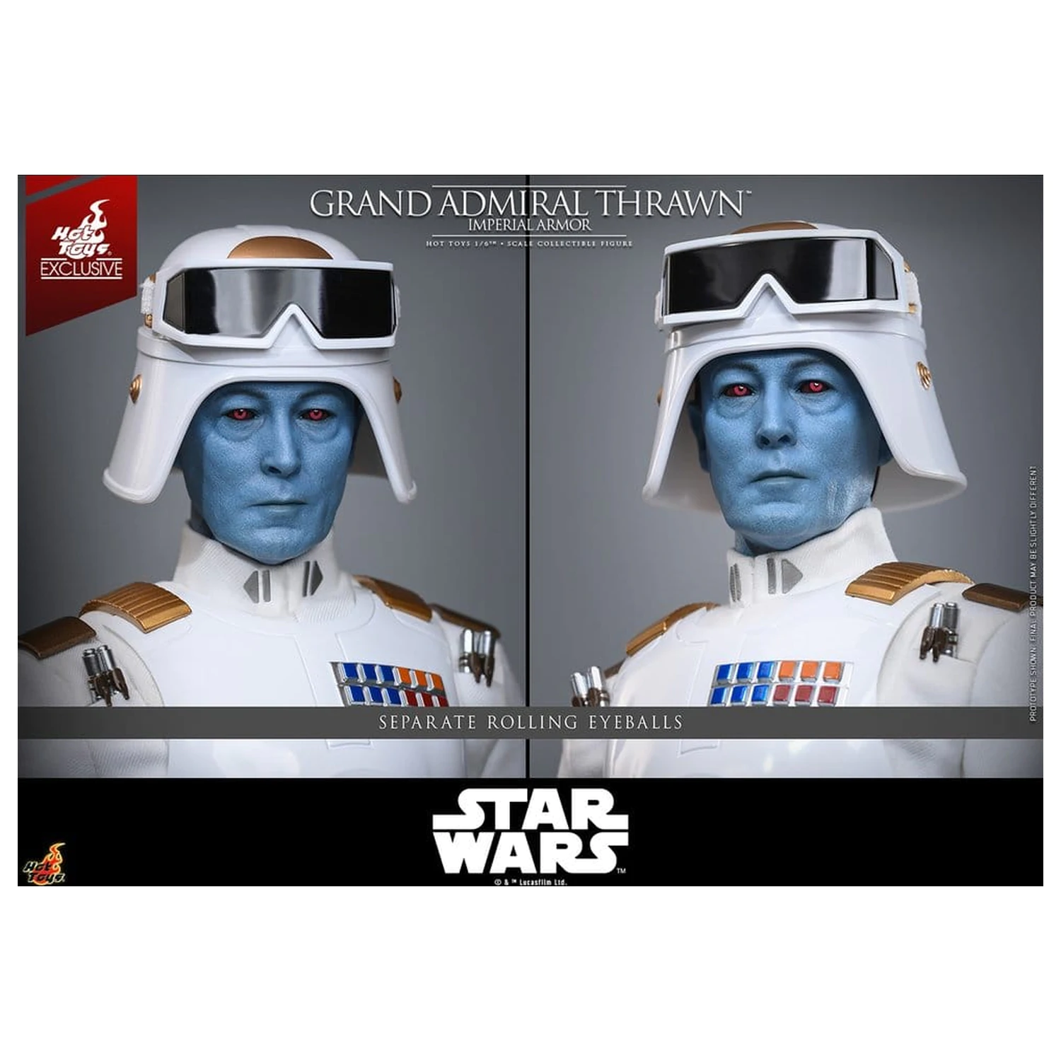 Star Wars: Rebels Television Masterpiece figura de acțiune 1/6 Grand Admiral Thrawn (Imperial Armor) 32 cm poza produsului