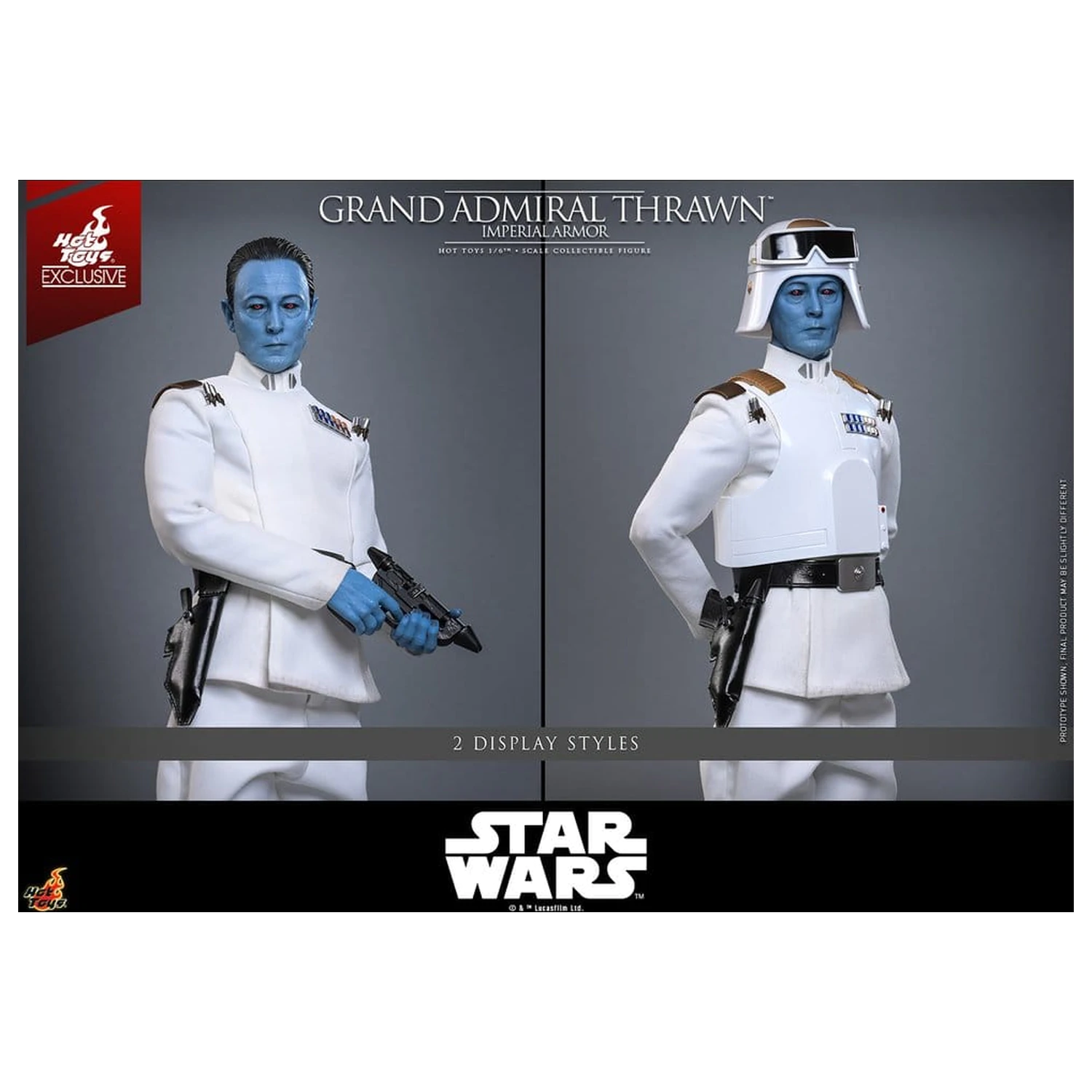 Star Wars: Rebels Television Masterpiece figura de acțiune 1/6 Grand Admiral Thrawn (Imperial Armor) 32 cm poza produsului