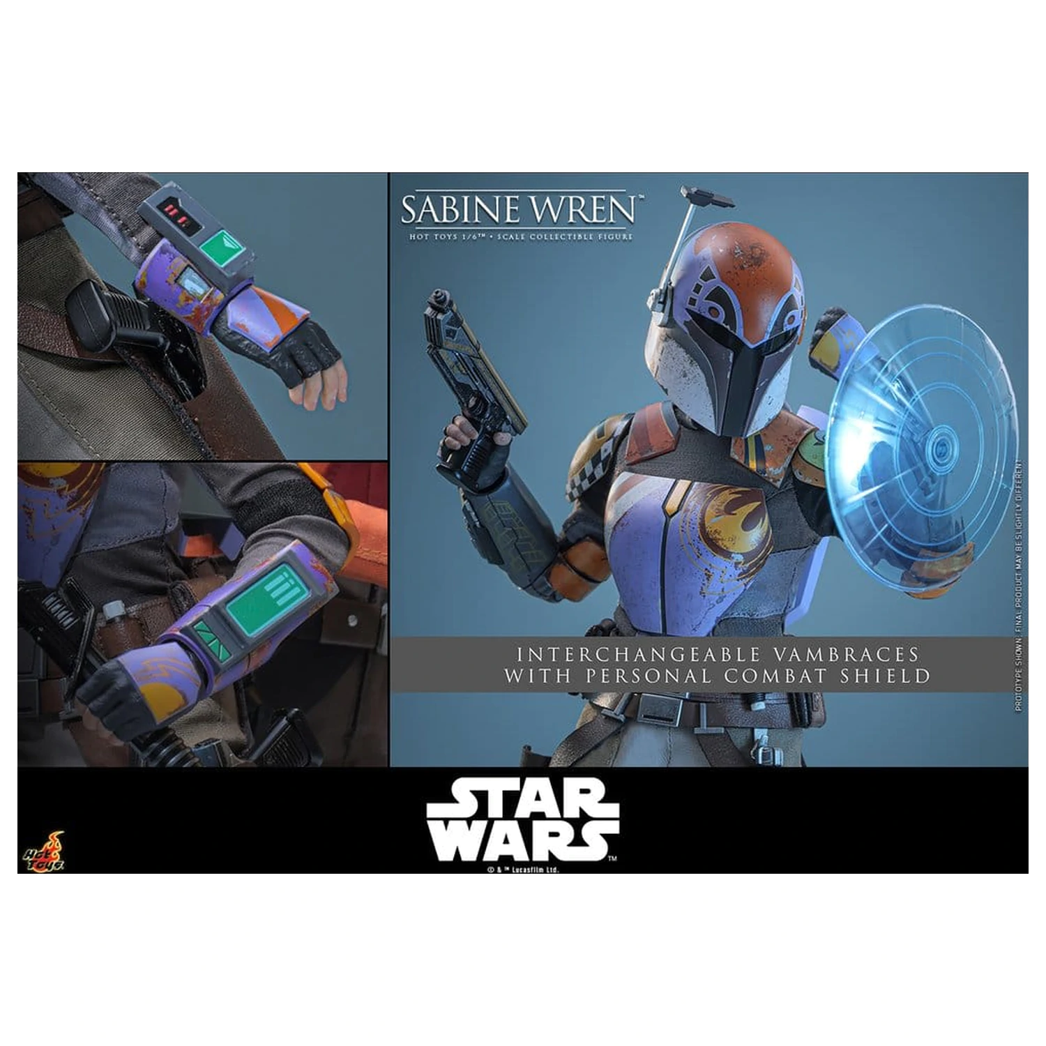 Star Wars: Rebels Television Masterpiece Figurina de actiune 1/6 Sabine Wren 29 cm poza produsului