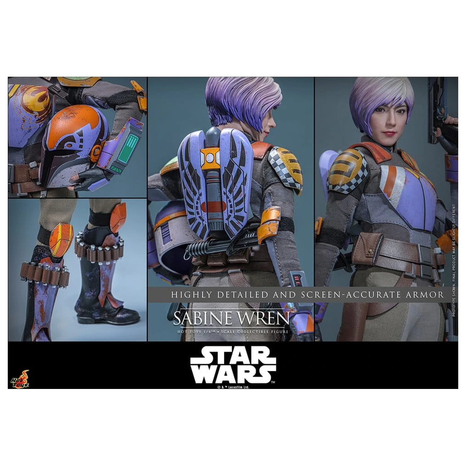 Star Wars: Rebels Television Masterpiece Figurina de actiune 1/6 Sabine Wren 29 cm poza produsului