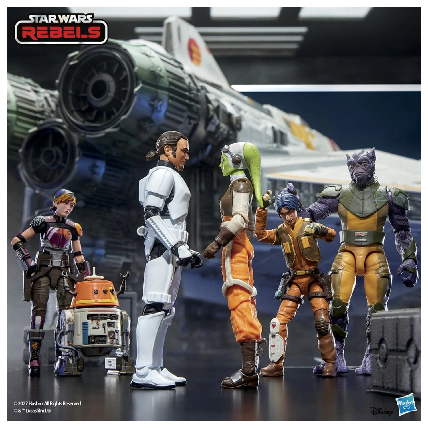 Set de figurine de actiune multipack Star Wars Rebels Vintage Collection Lothal Rebels 10 cm poza produsului