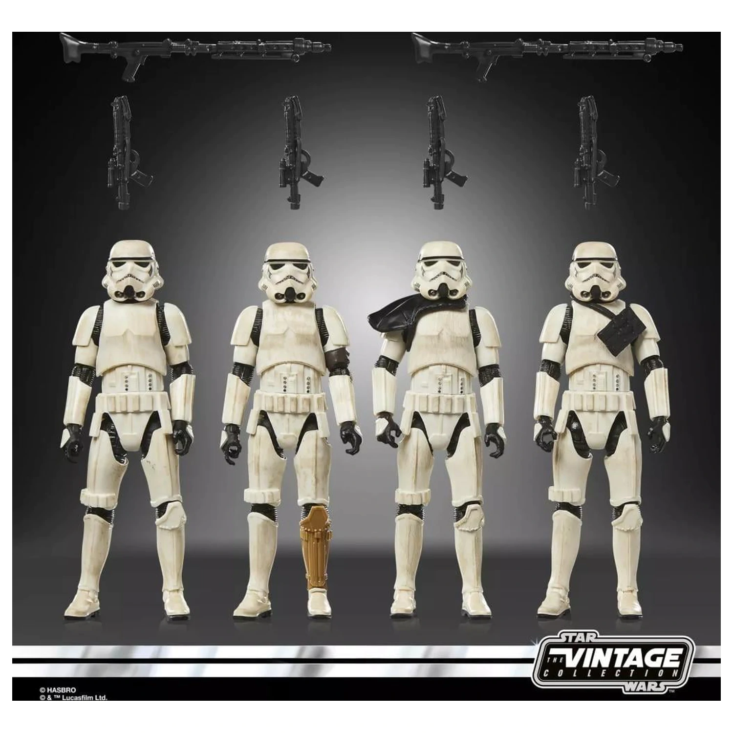 Pachet de 4 figurine Star Wars Remnant Stormtrooper Vintage Coll. 10 cm poza produsului