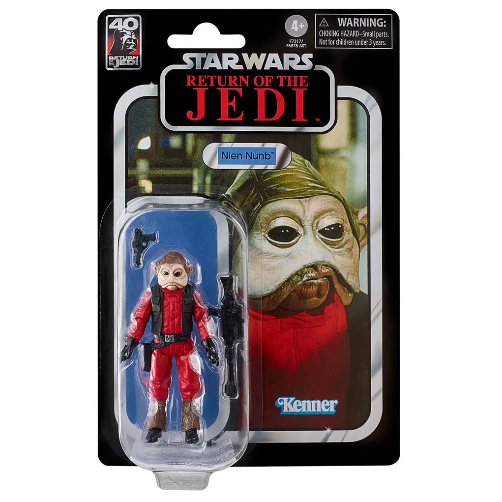 Star Wars Episode VI 40th Anniversary Vintage Collection Figurina de acțiune Nien Nunb 10 cm poza produsului