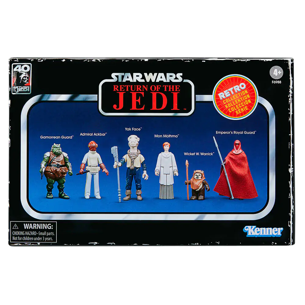Figurină Star Wars Return of the Jedi Retro Collection 9,5cm set set de 6 poza produsului