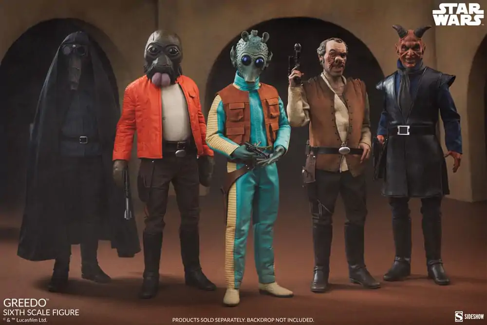 Figurină de acțiune Star Wars Scum & Villainy 1/6 Greedo 30 cm poza produsului