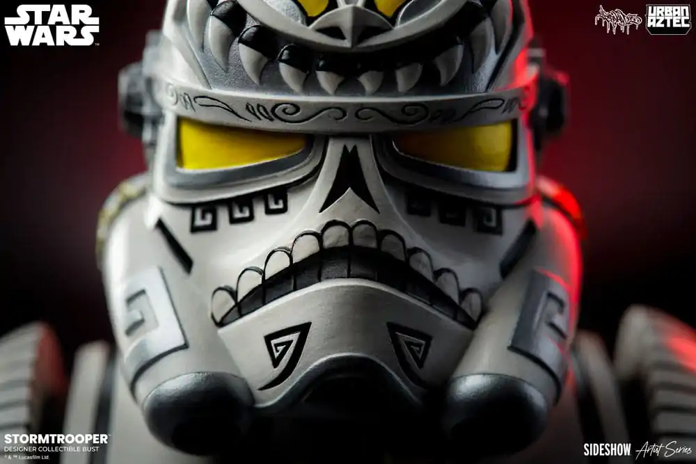 Star Wars Sideshow Artist Series Designer Bust Stormtrooper by Jesse Hernandez 18 cm poza produsului