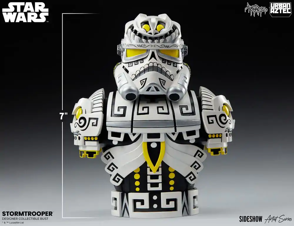 Star Wars Sideshow Artist Series Designer Bust Stormtrooper by Jesse Hernandez 18 cm poza produsului