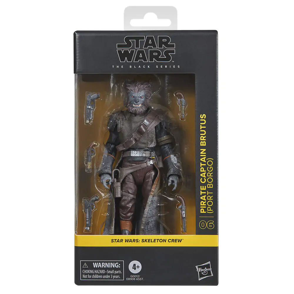 Figurină Star Wars Skeleton Crew Pirate Captain Brutus Port Borgo 15cm poza produsului