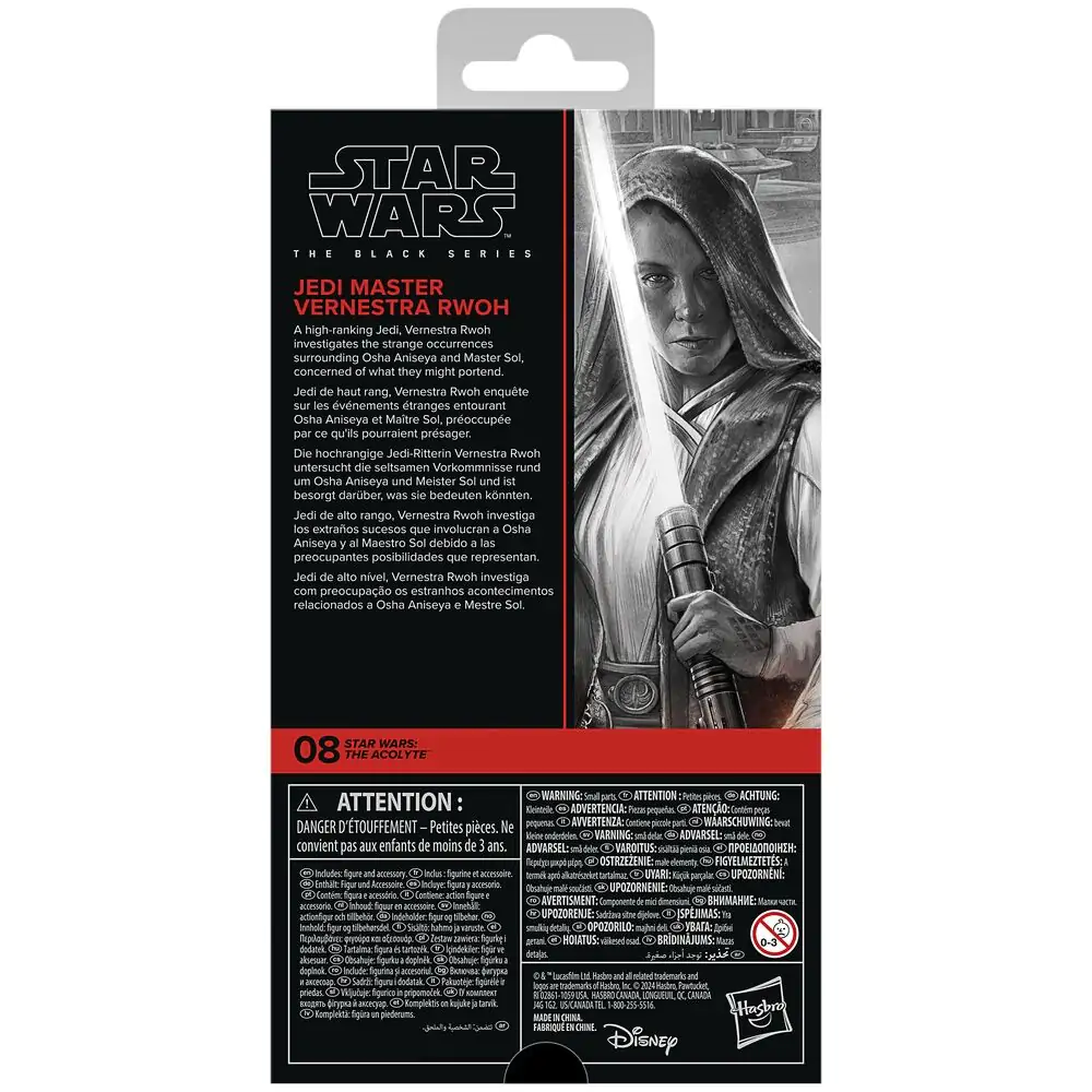 Star Wars The Acolyte Jedi Master Vernestra Rwoh figurină 15cm poza produsului