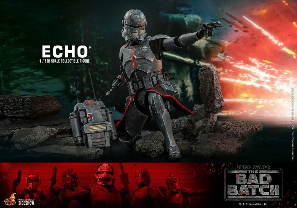 Star Wars The Bad Batch Figurină de acțiune 1/6 Echo 29 cm poza produsului