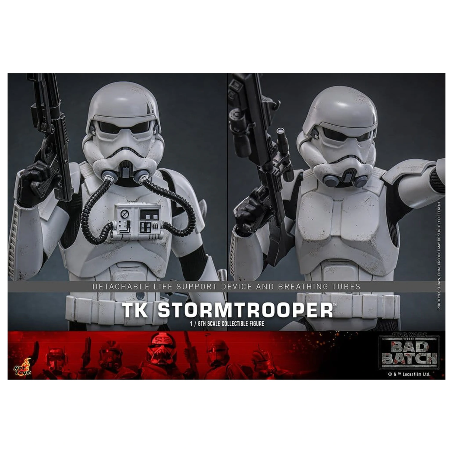 Star Wars: The Bad Batch Figurina de actiune 1/6 TK Stormtrooper 30 cm poza produsului