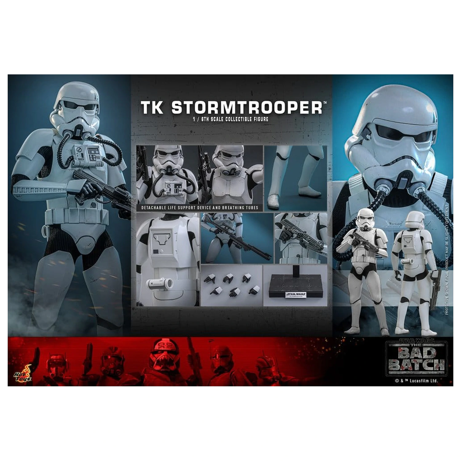 Star Wars: The Bad Batch Figurina de actiune 1/6 TK Stormtrooper 30 cm poza produsului