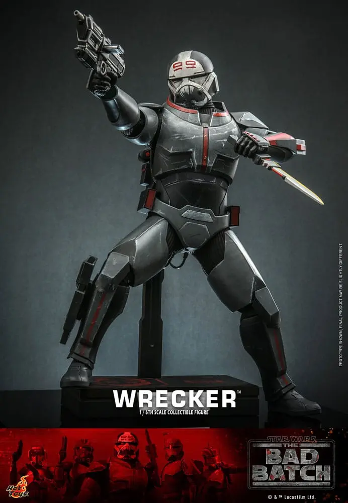 Star Wars: The Bad Batch Figurină de Acțiune 1/6 Wrecker 33 cm poza produsului