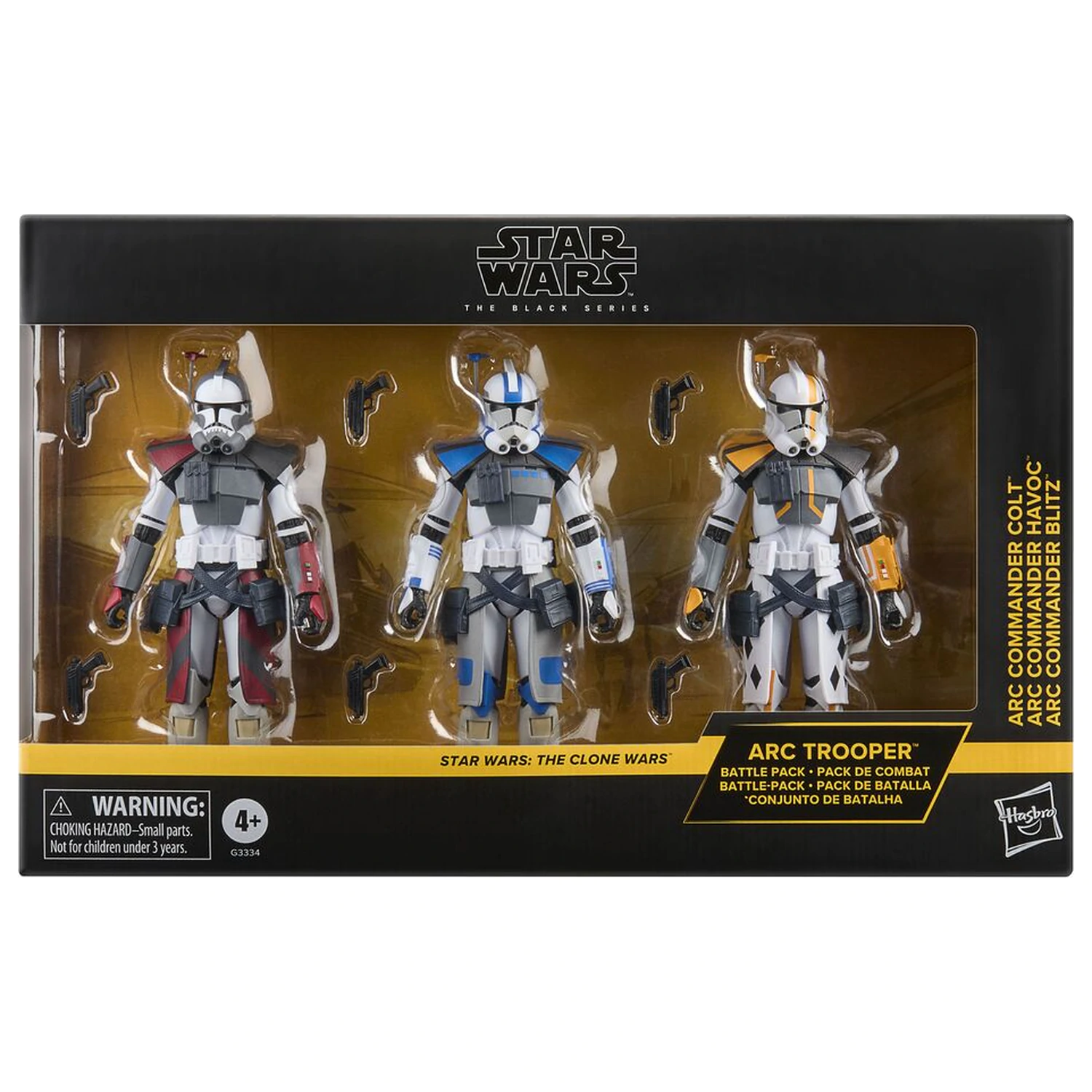 Star Wars The Black Series Star Wars The Clone Wars set 3 figurine 15cm poza produsului