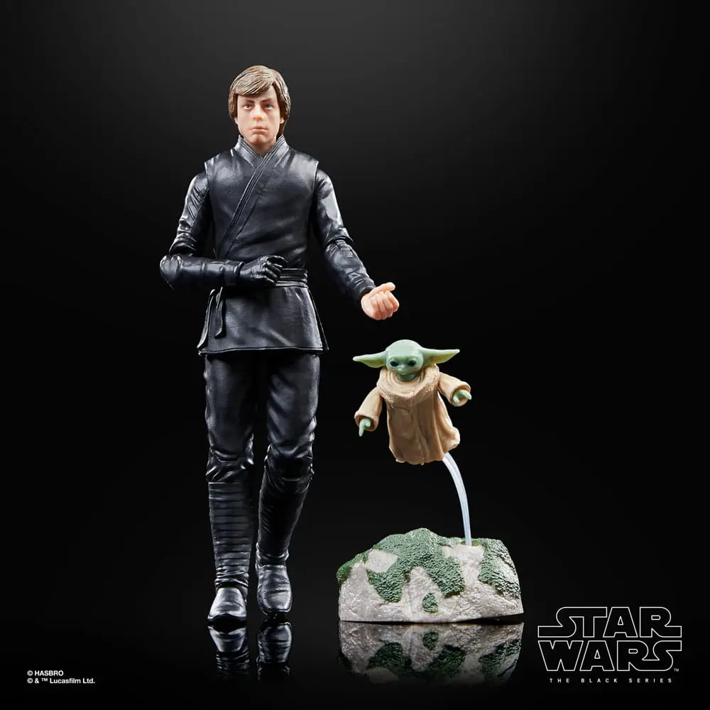 Star Wars: The Book of Boba Fett Black Series Figurina de Acțiune Set de 2 Luke Skywalker & Grogu 15 cm poza produsului