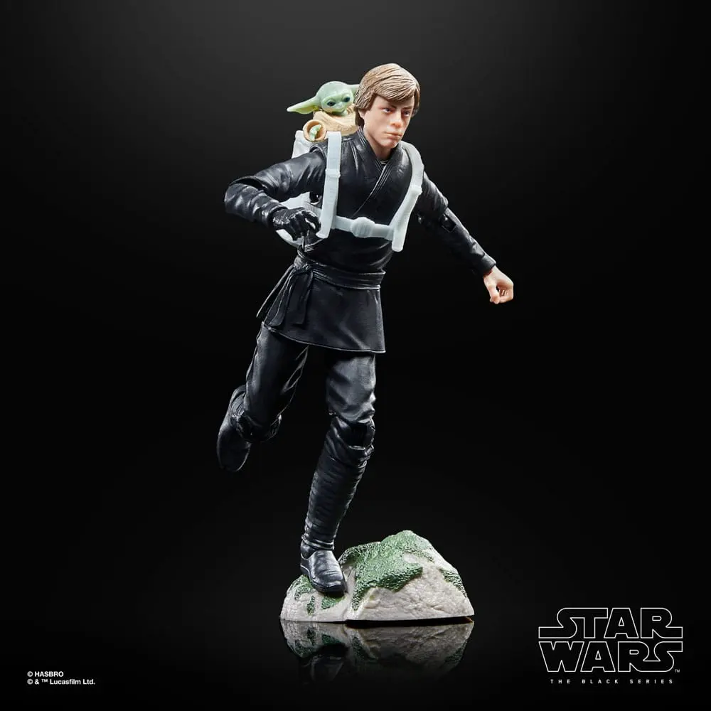 Star Wars: The Book of Boba Fett Black Series Figurina de Acțiune Set de 2 Luke Skywalker & Grogu 15 cm poza produsului