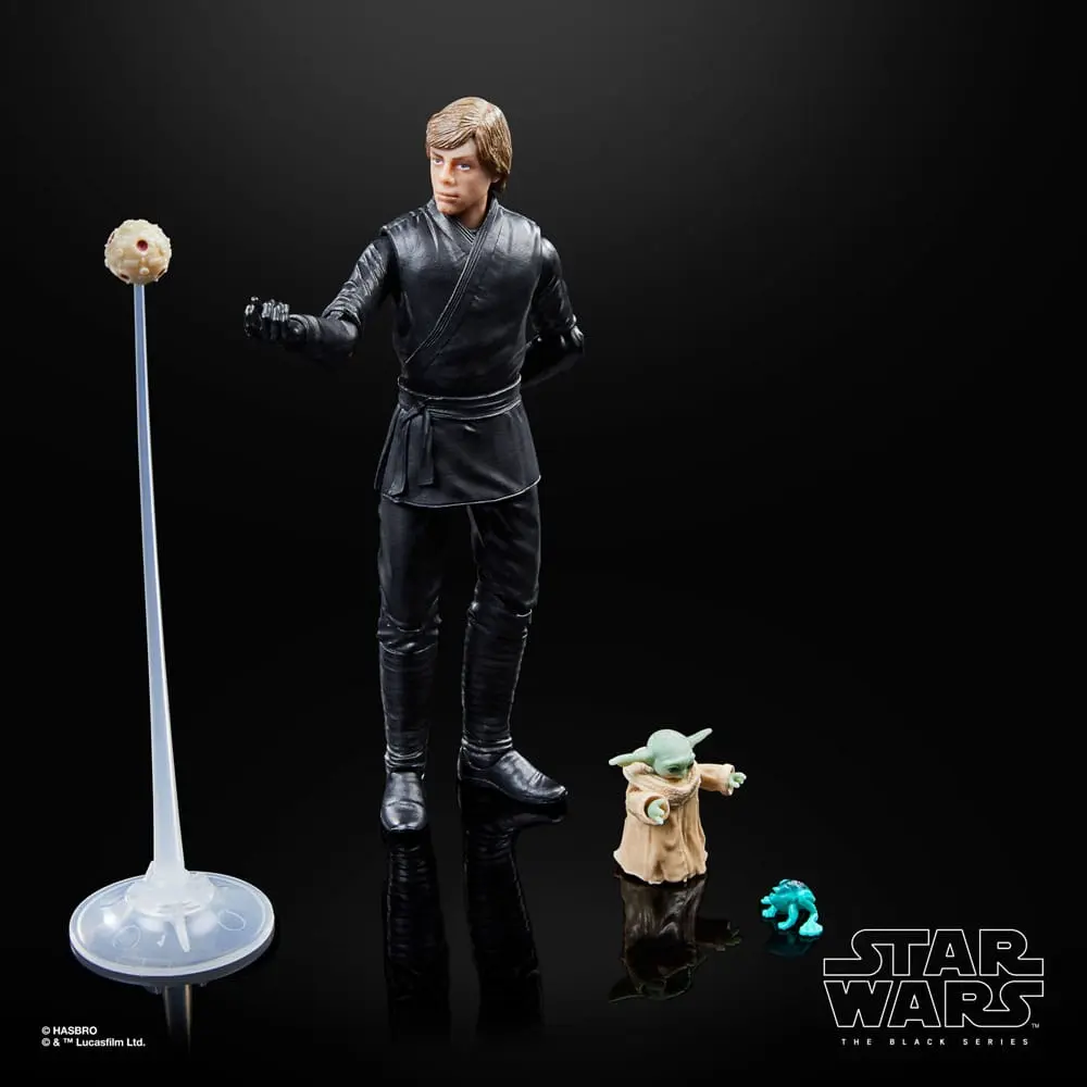 Star Wars: The Book of Boba Fett Black Series Figurina de Acțiune Set de 2 Luke Skywalker & Grogu 15 cm poza produsului