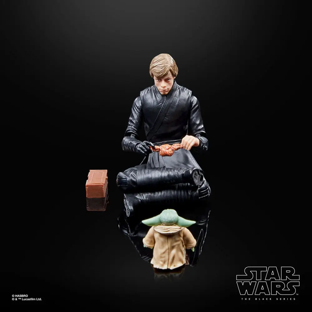 Star Wars: The Book of Boba Fett Black Series Figurina de Acțiune Set de 2 Luke Skywalker & Grogu 15 cm poza produsului