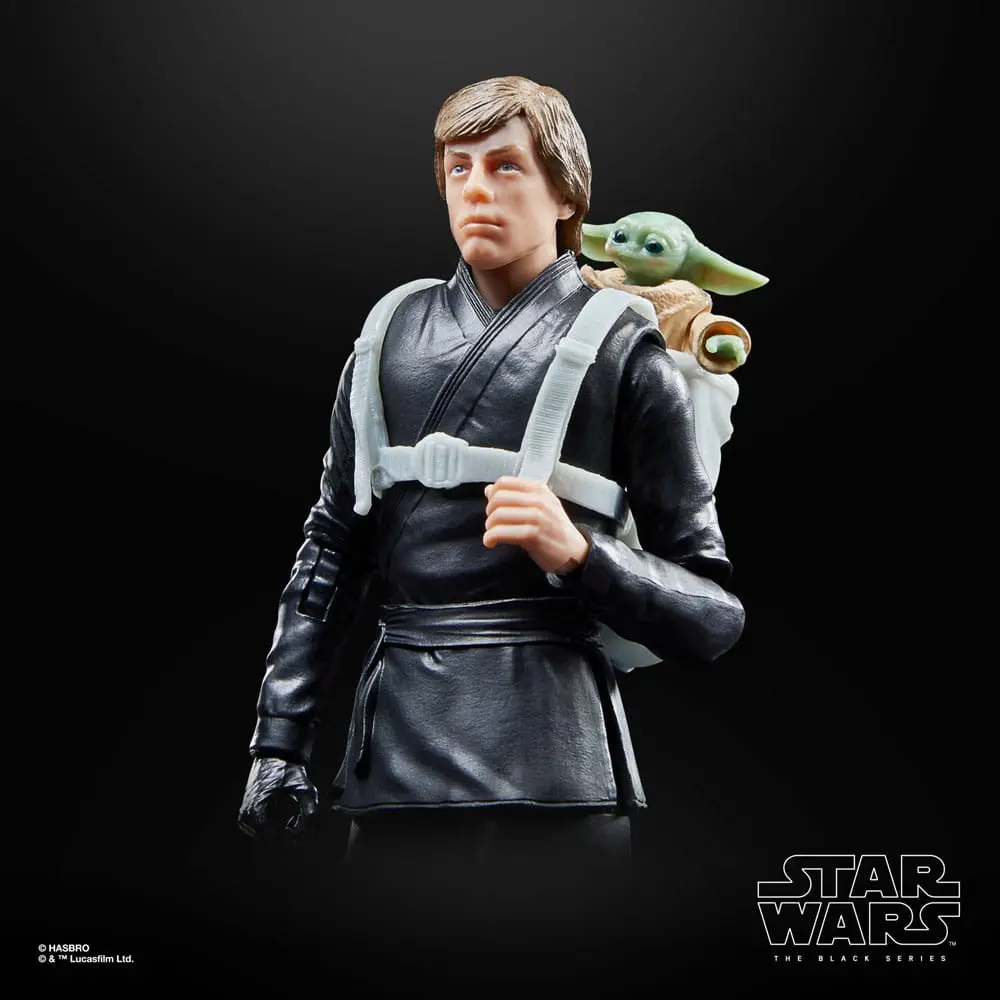 Star Wars: The Book of Boba Fett Black Series Figurina de Acțiune Set de 2 Luke Skywalker & Grogu 15 cm poza produsului