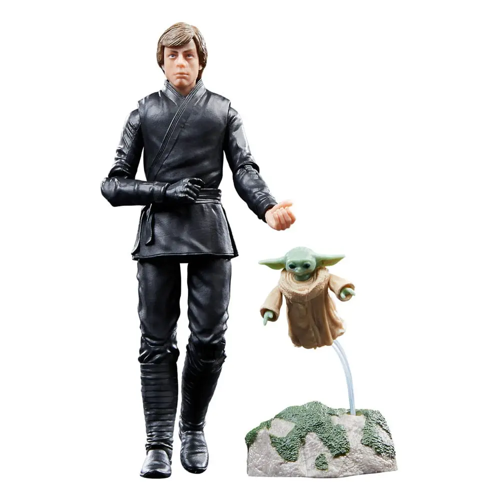 Star Wars: The Book of Boba Fett Black Series Figurina de Acțiune Set de 2 Luke Skywalker & Grogu 15 cm poza produsului