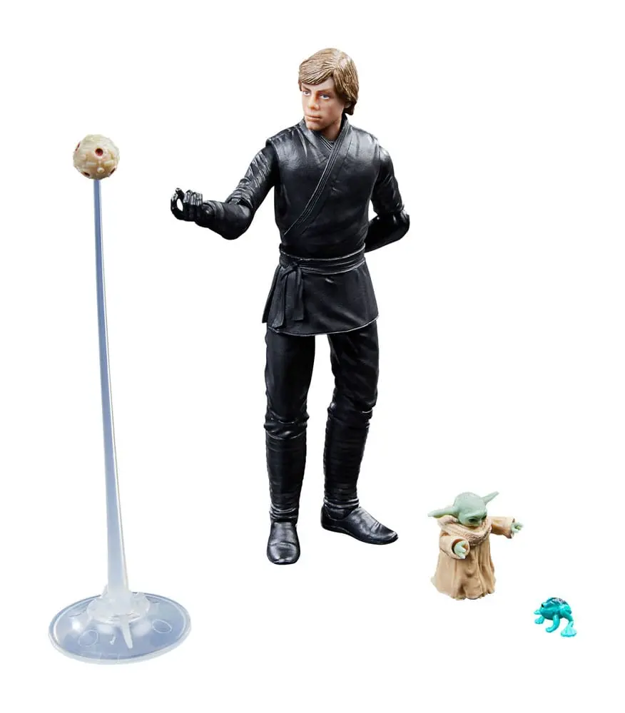 Star Wars: The Book of Boba Fett Black Series Figurina de Acțiune Set de 2 Luke Skywalker & Grogu 15 cm poza produsului