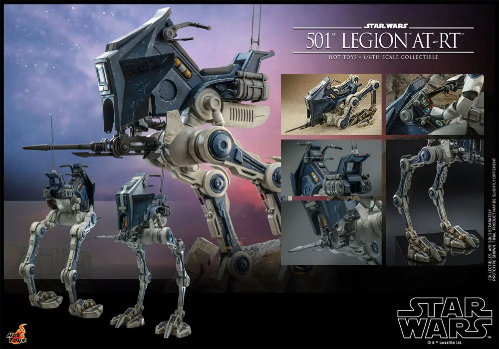 Star Wars The Clone Wars Figurina de Acțiune 1/6 501st Legion AT-RT 64 cm poza produsului