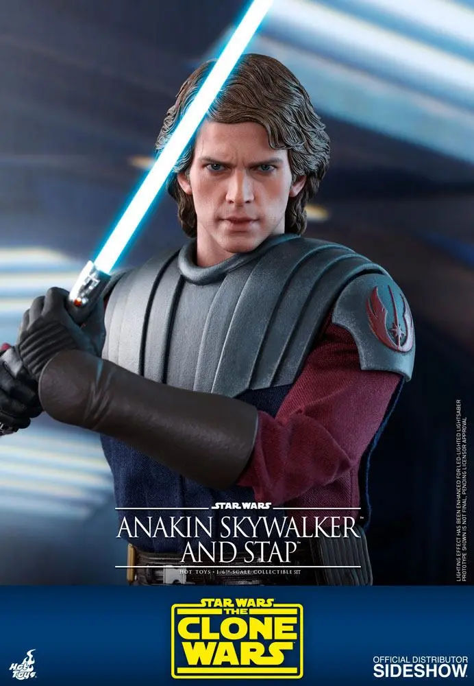 Star Wars The Clone Wars figurină de acțiune 1/6 Anakin Skywalker & STAP 31 cm poza produsului