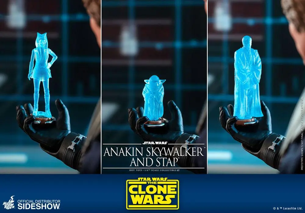 Star Wars The Clone Wars figurină de acțiune 1/6 Anakin Skywalker & STAP 31 cm poza produsului