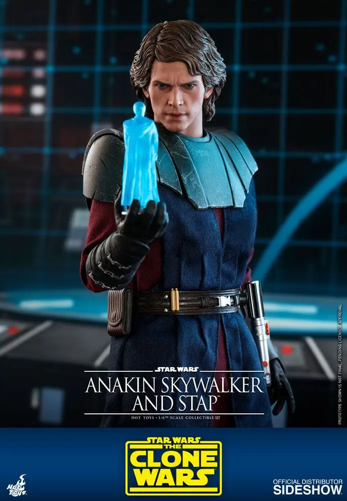 Star Wars The Clone Wars figurină de acțiune 1/6 Anakin Skywalker & STAP 31 cm poza produsului