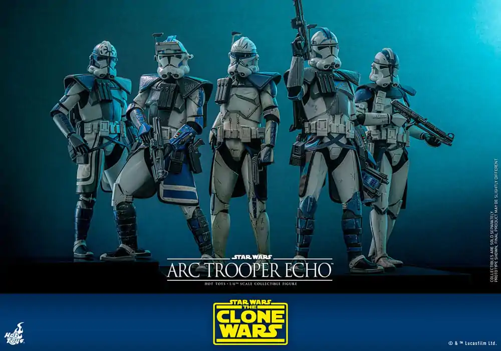 Star Wars: The Clone Wars Figurina de acțiune 1/6 Arc Trooper Echo 30 cm poza produsului