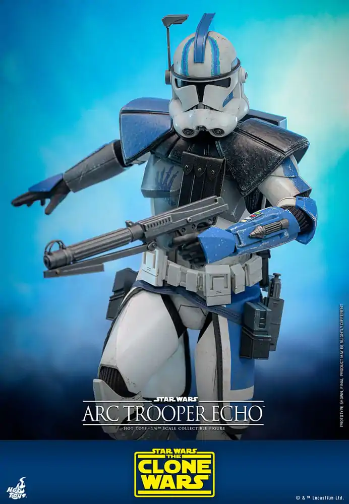 Star Wars: The Clone Wars Figurina de acțiune 1/6 Arc Trooper Echo 30 cm poza produsului