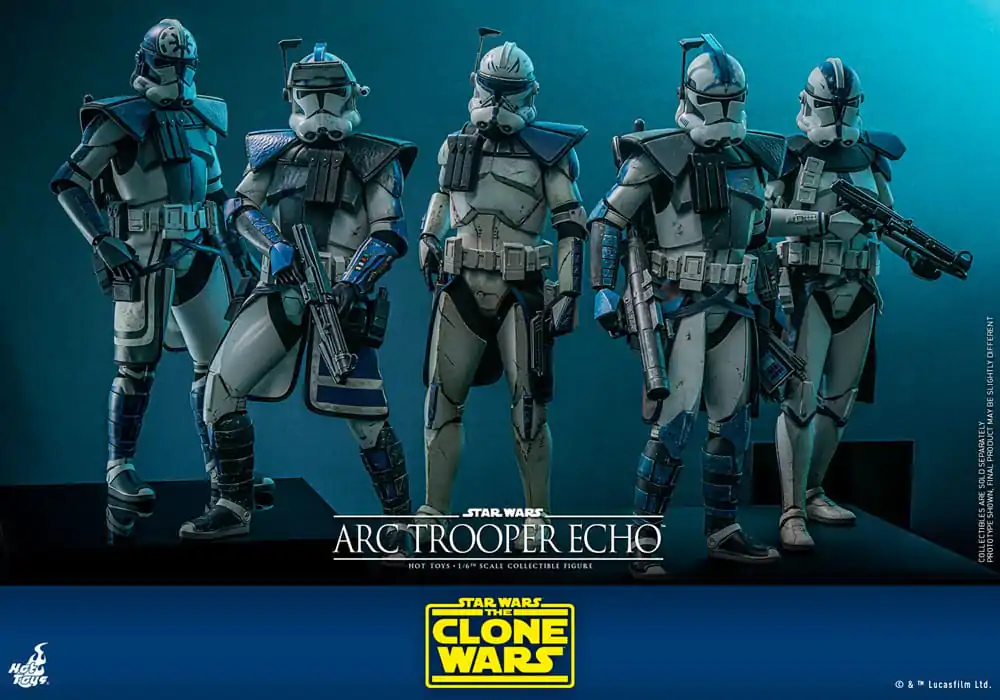 Star Wars: The Clone Wars Figurina de acțiune 1/6 Arc Trooper Echo 30 cm poza produsului