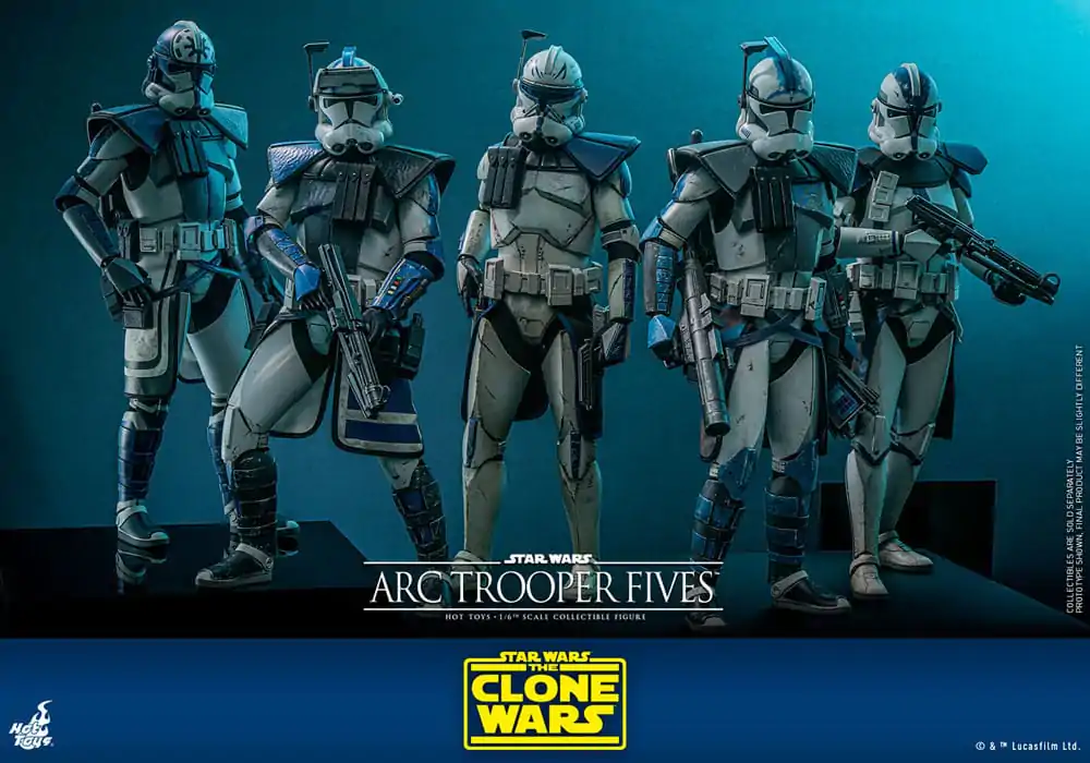 Star Wars: The Clone Wars Figurina de acțiune 1/6 Arc Trooper Fives 30 cm poza produsului