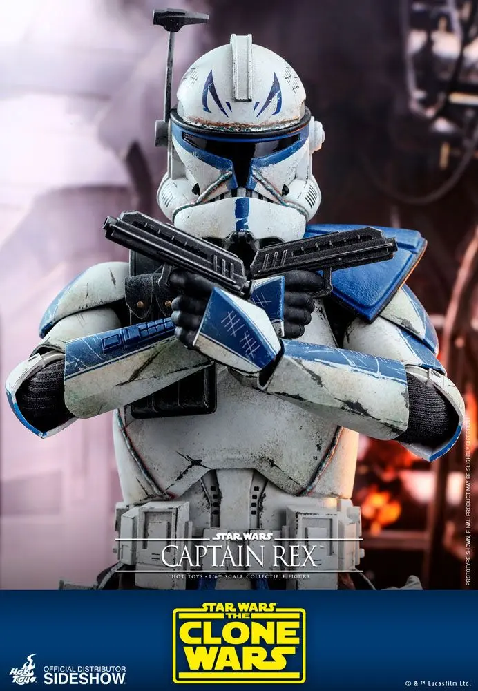 Star Wars The Clone Wars Figurina de acțiune 1/6 Captain Rex 30 cm poza produsului
