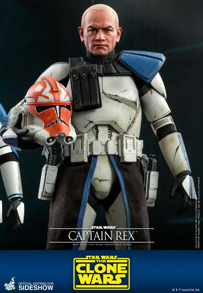 Star Wars The Clone Wars Figurina de acțiune 1/6 Captain Rex 30 cm poza produsului