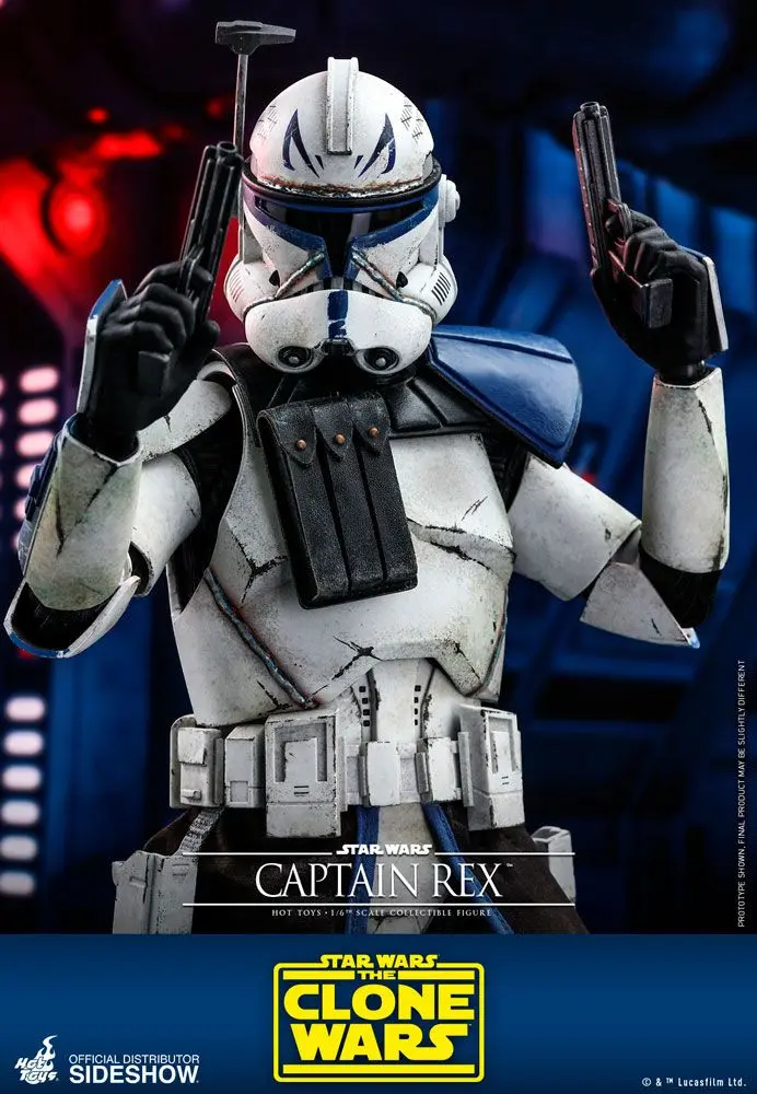 Star Wars The Clone Wars Figurina de acțiune 1/6 Captain Rex 30 cm poza produsului