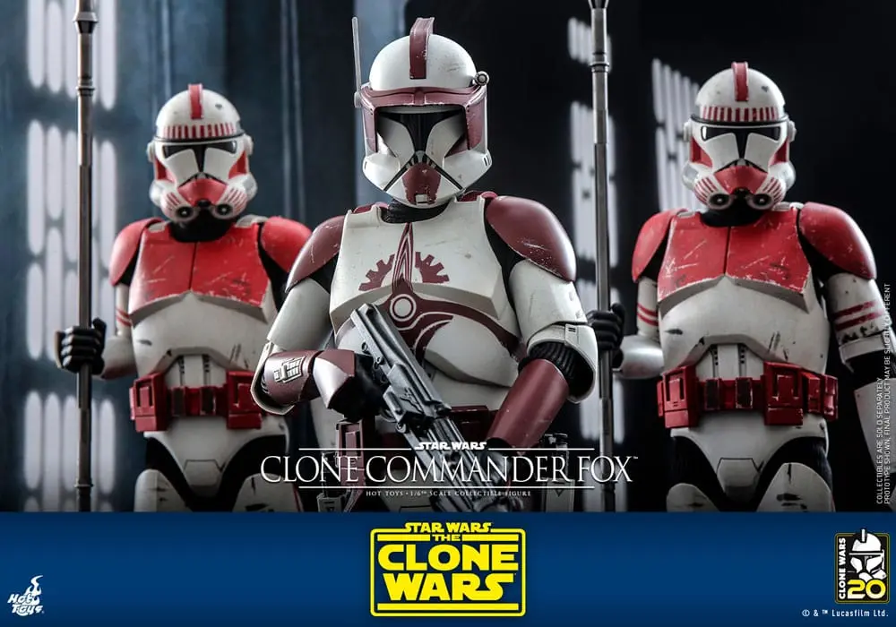 Star Wars: The Clone Wars Figurina de Acțiune 1/6 Clone Commander Fox 30 cm poza produsului