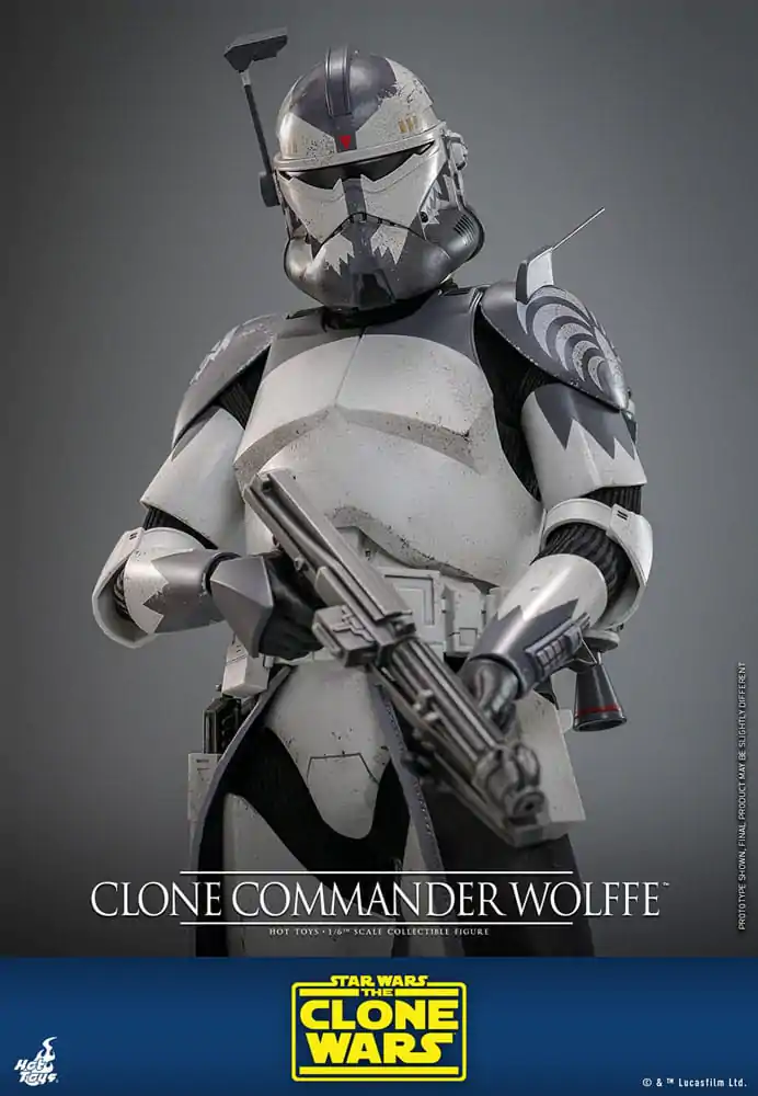 Star Wars: The Clone Wars figurină de acțiune 1/6 Clone Commander Wolffe 30 cm poza produsului