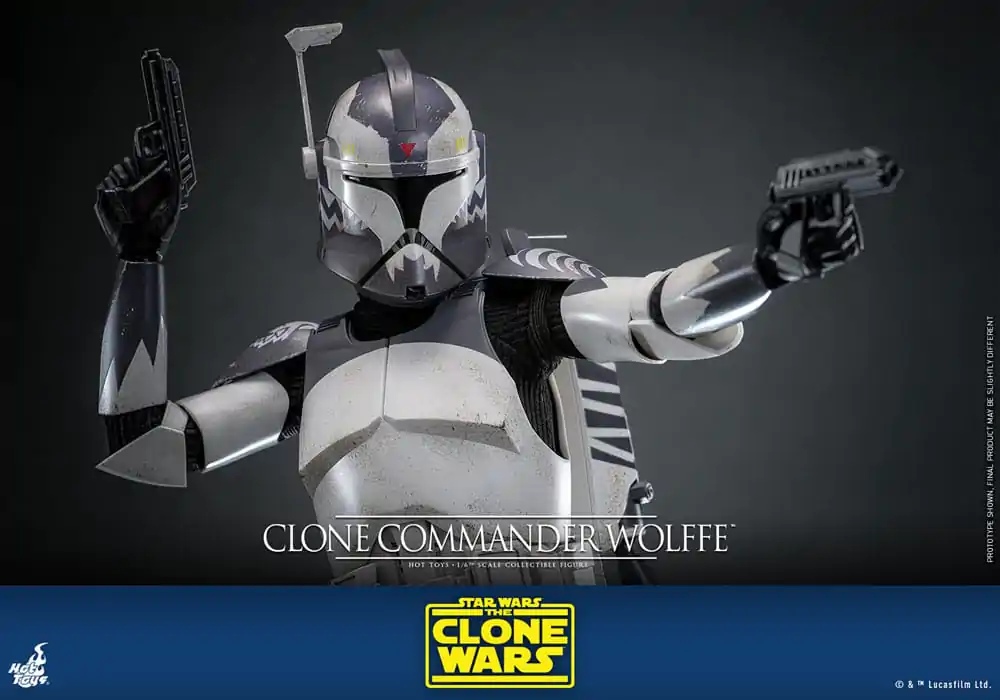 Star Wars: The Clone Wars figurină de acțiune 1/6 Clone Commander Wolffe 30 cm poza produsului