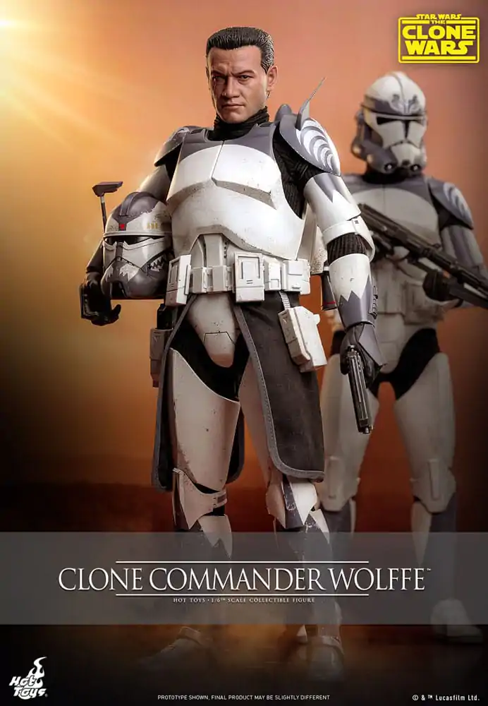 Star Wars: The Clone Wars figurină de acțiune 1/6 Clone Commander Wolffe 30 cm poza produsului