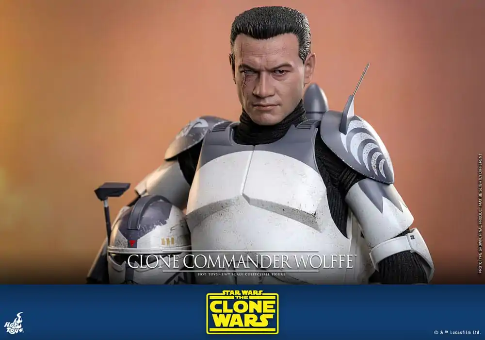 Star Wars: The Clone Wars figurină de acțiune 1/6 Clone Commander Wolffe 30 cm poza produsului