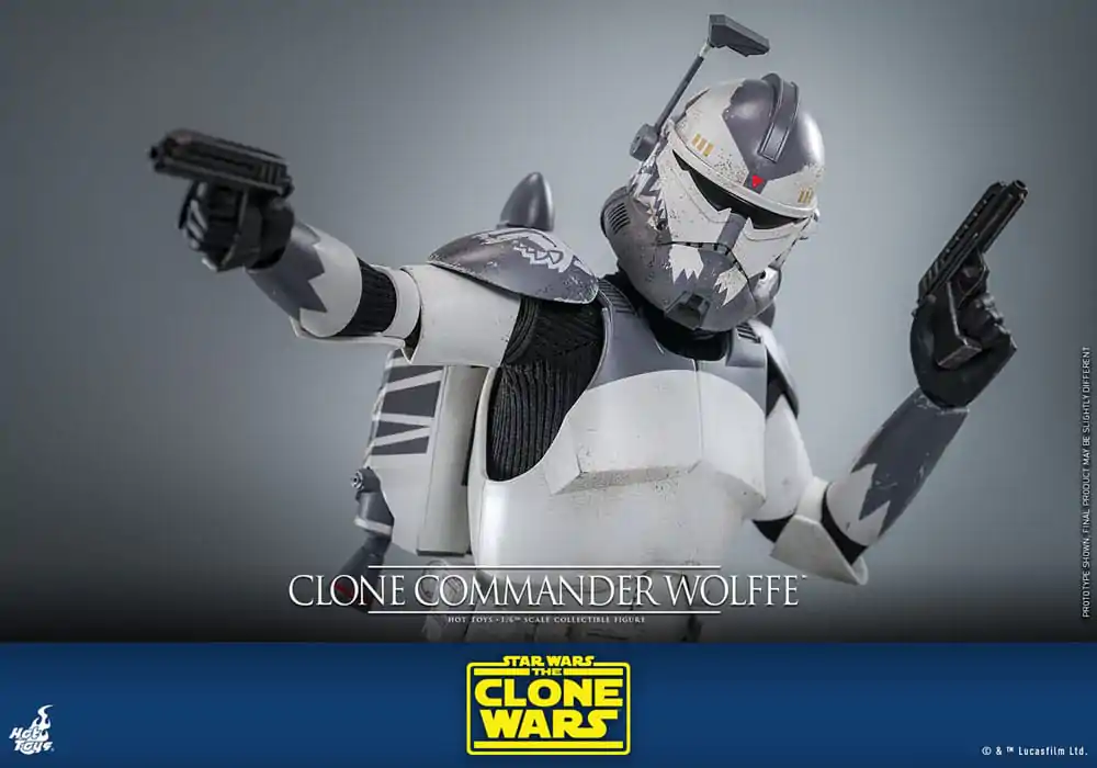 Star Wars: The Clone Wars figurină de acțiune 1/6 Clone Commander Wolffe 30 cm poza produsului