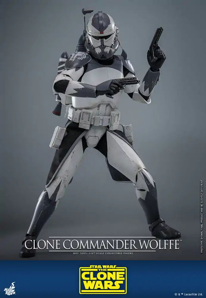 Star Wars: The Clone Wars figurină de acțiune 1/6 Clone Commander Wolffe 30 cm poza produsului