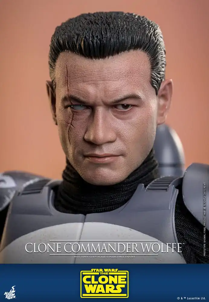 Star Wars: The Clone Wars figurină de acțiune 1/6 Clone Commander Wolffe 30 cm poza produsului