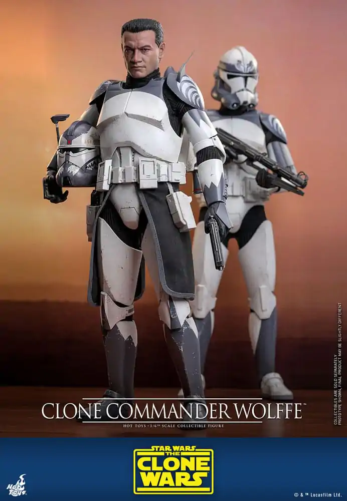 Star Wars: The Clone Wars figurină de acțiune 1/6 Clone Commander Wolffe 30 cm poza produsului