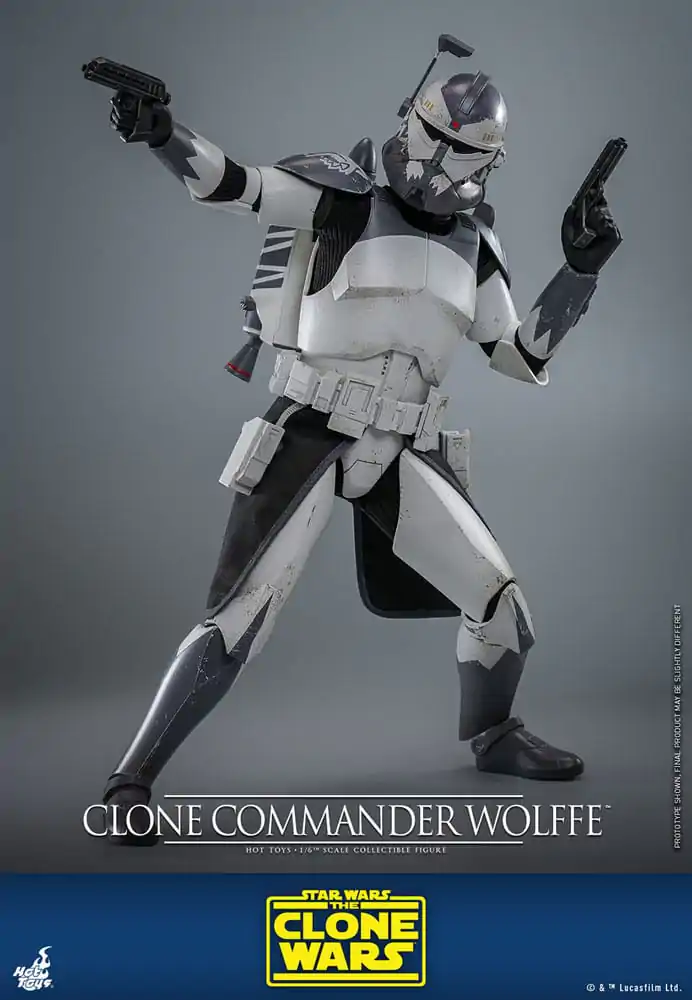 Star Wars: The Clone Wars figurină de acțiune 1/6 Clone Commander Wolffe 30 cm poza produsului